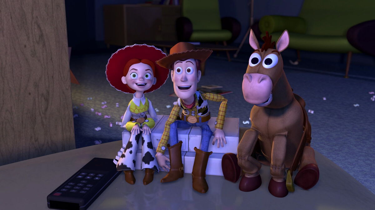 Woody and his new friends, Jessie and Bullseye