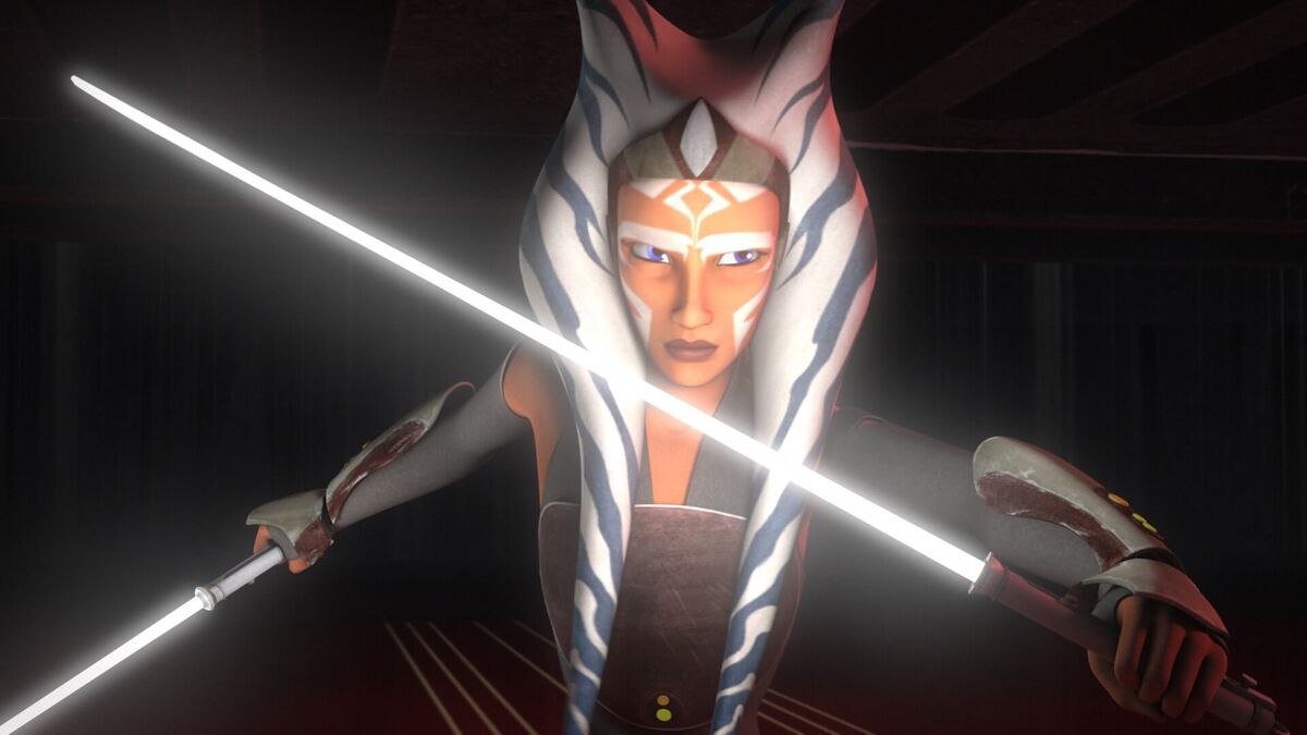 Ahsoka white lightsabers