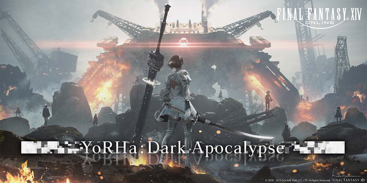 FFXIV Shadowbringers Nier Automata Yorha Dark Apocalypse raid