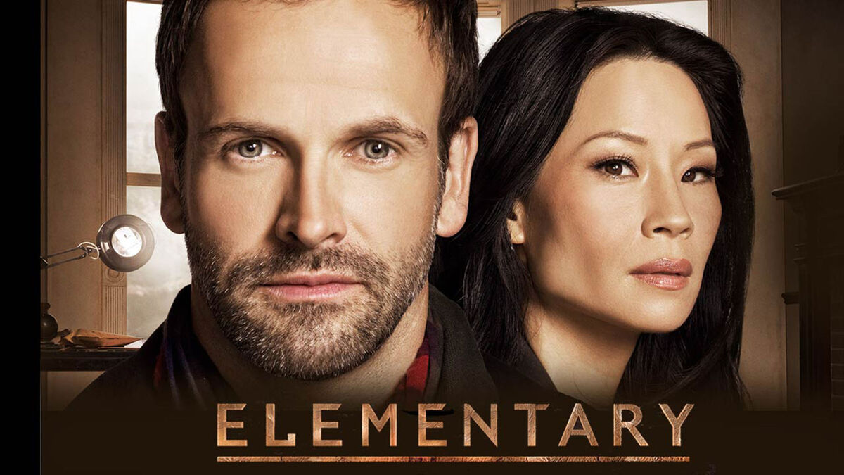 Jonny Lee Miller and Lucy Liu in &#039;Elementary&#039;