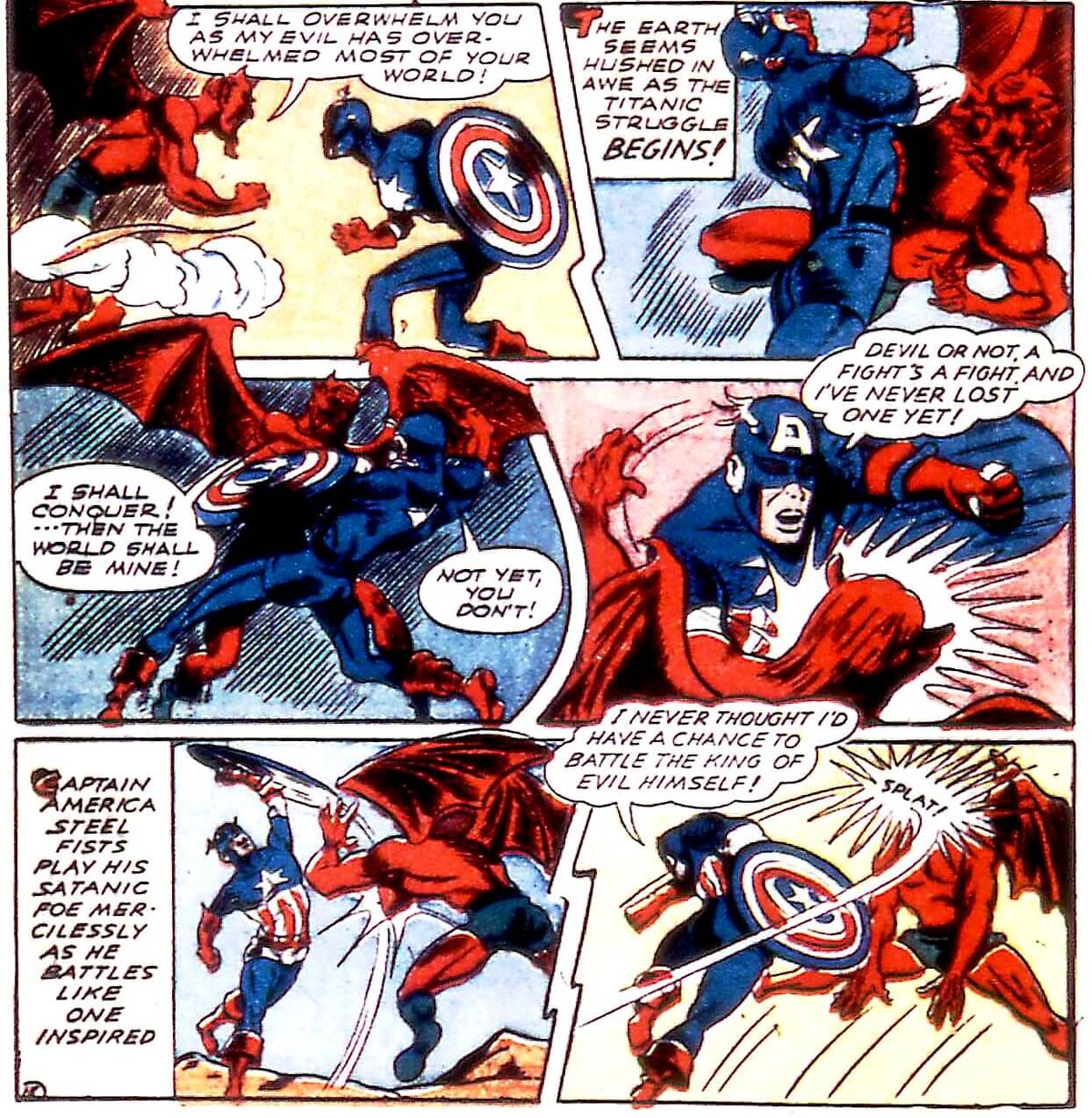 Captain America vs Satan 001
