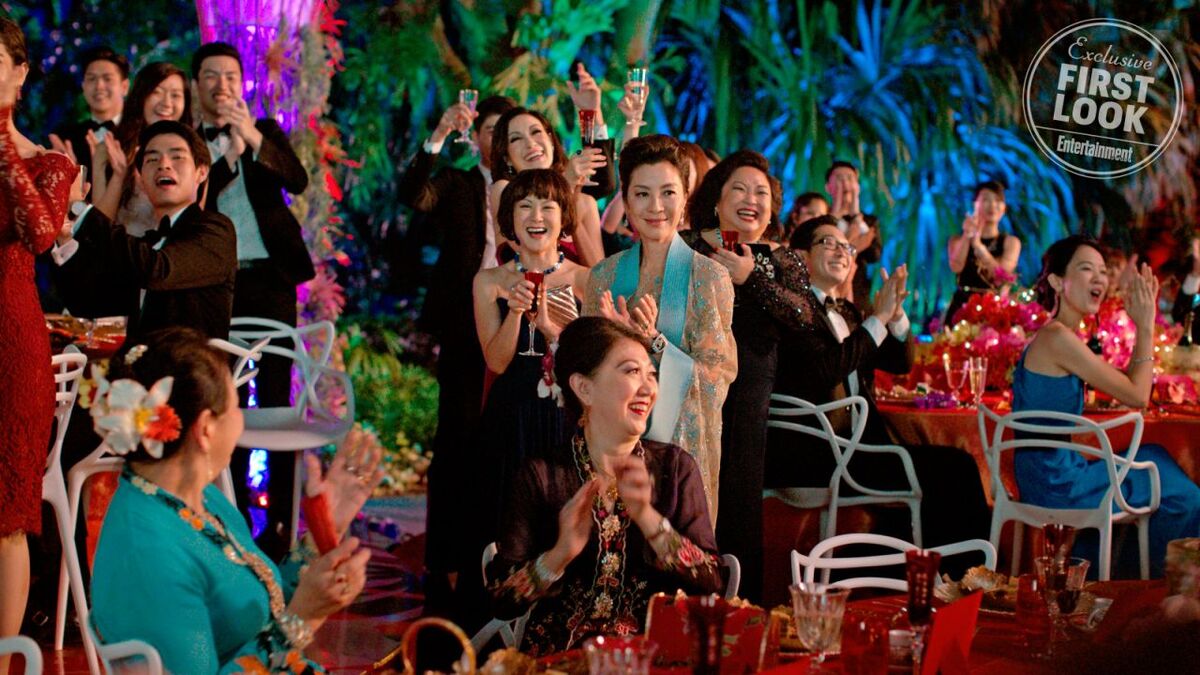 Crazy Rich Asians party scene