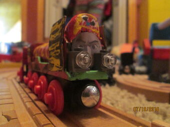 yong bao wooden train