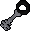 Silver key black