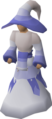 Decorative magic robes equipped