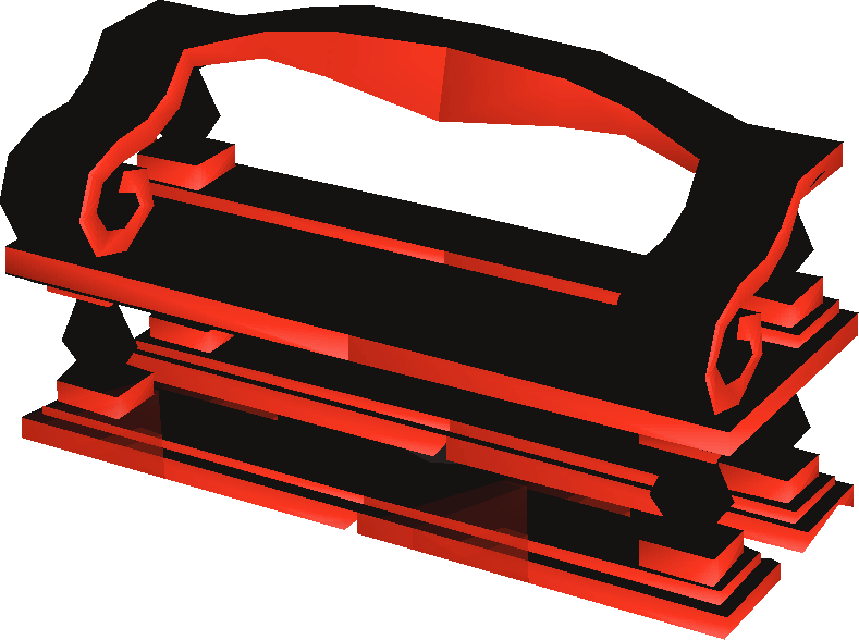Obsidian Decorative Bench Old School Runescape Wiki Fandom