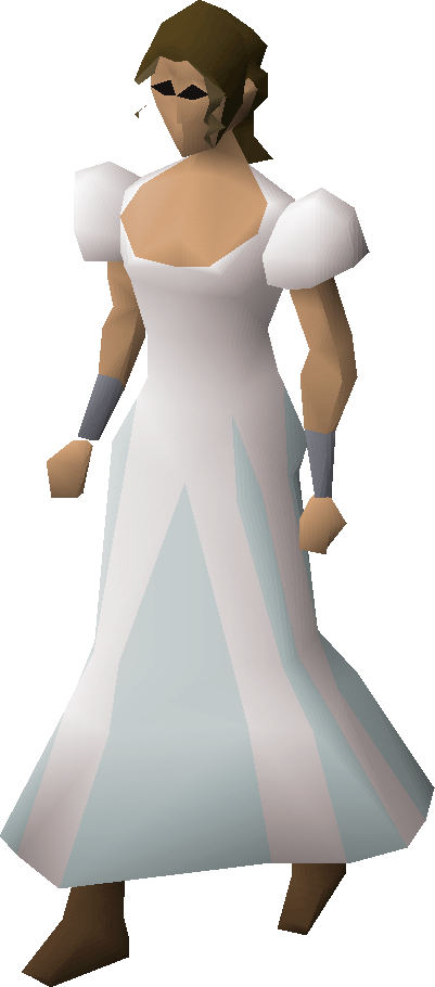 Princess outfit equipped