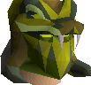 Serpentine helm chathead