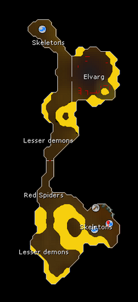 Crandor and Karamja Dungeon map
