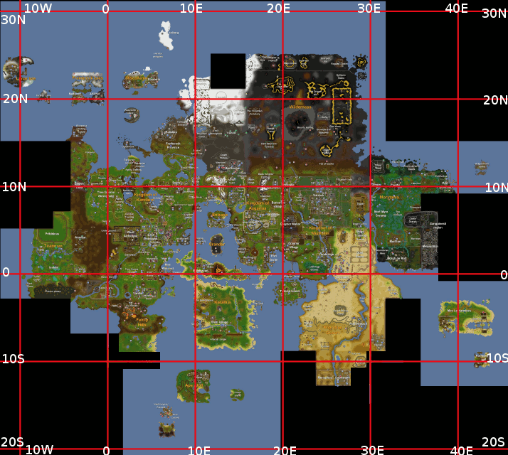 old school runescape map in game