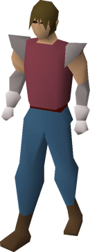 Cooking gauntlets equipped