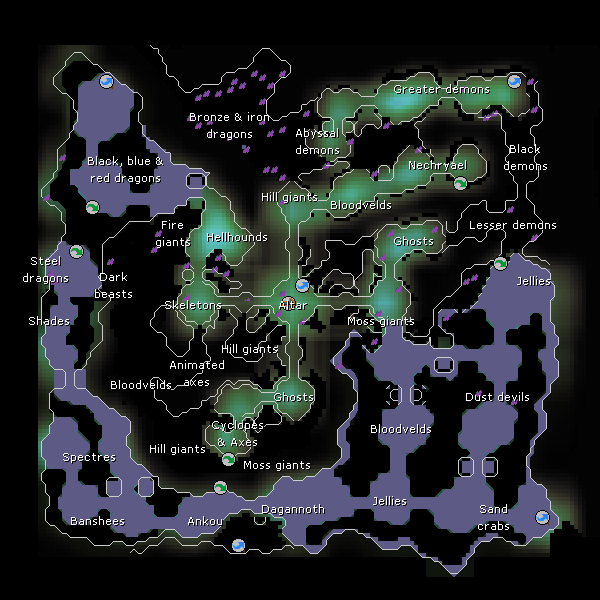 Image - Catacombs of Kourend map.png | Old School RuneScape Wiki