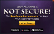 Authenticator popup