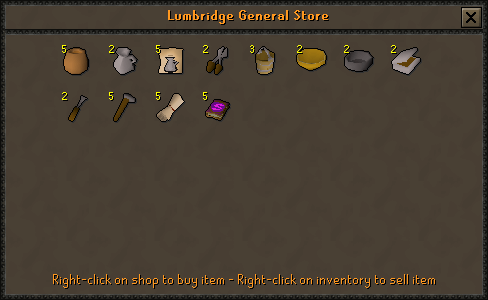shop old school runescape