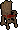 Mahogany armchair icon