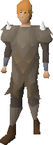 Yak-hide armour equipped