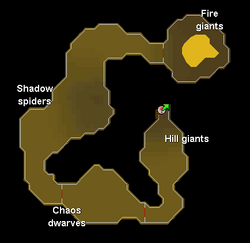 Deep wilderness dungeon map