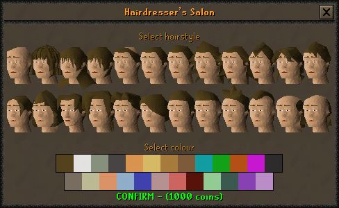 Hairstyles  Old School RuneScape Wiki  FANDOM powered by 