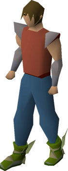 Pegasian boots equipped