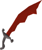 Dragon scimitar detail