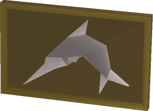 mounted swordfish old school