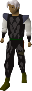 Black d'hide armour equipped