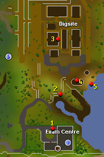 The Digsite map