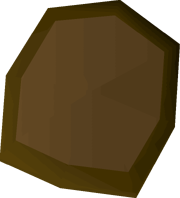 Wooden shield detail