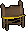 Gilded bench icon