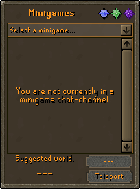 Minigame Group Finder