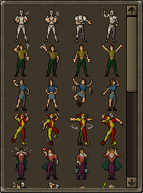 Emote tab