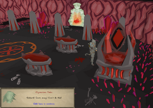 Tale of the Righteous - inspecting Unstable Altar