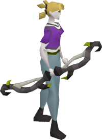 Twisted bow equipped