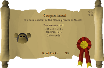 Monkey Madness Quest Time