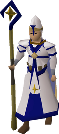 Saradomin vestments equipped