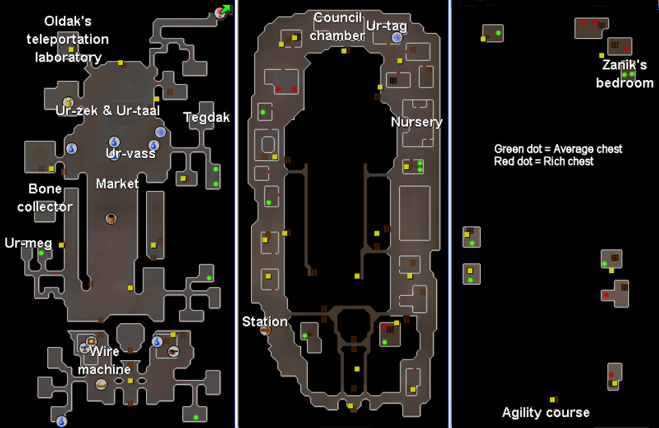 Dorgesh Kaan Old School Runescape Wiki Fandom Powered By Wikia Dorgesh Kaan Map