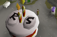 OSRS 2nd birthday cake