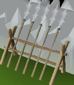 Crystal halberd rack
