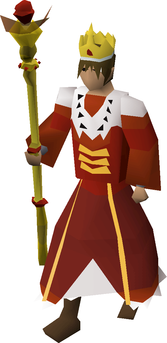 Royal outfit equipped
