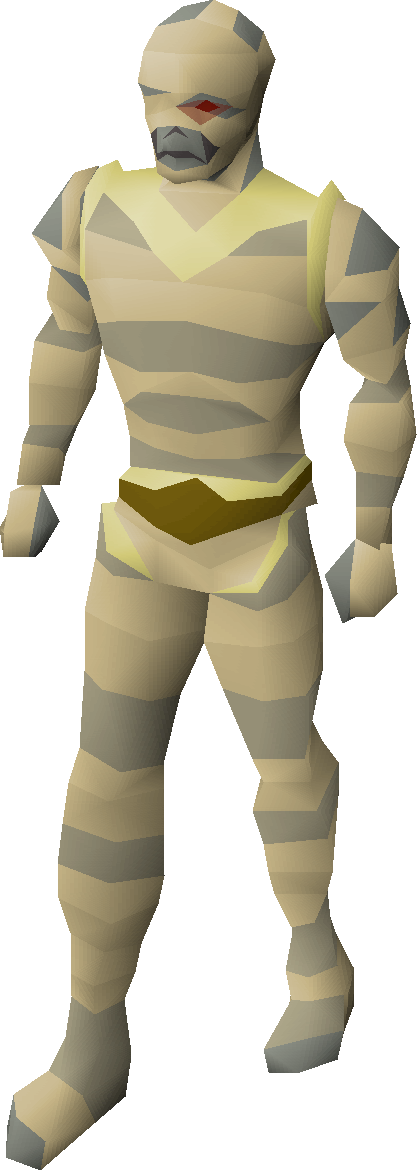 Mummy outfit equipped