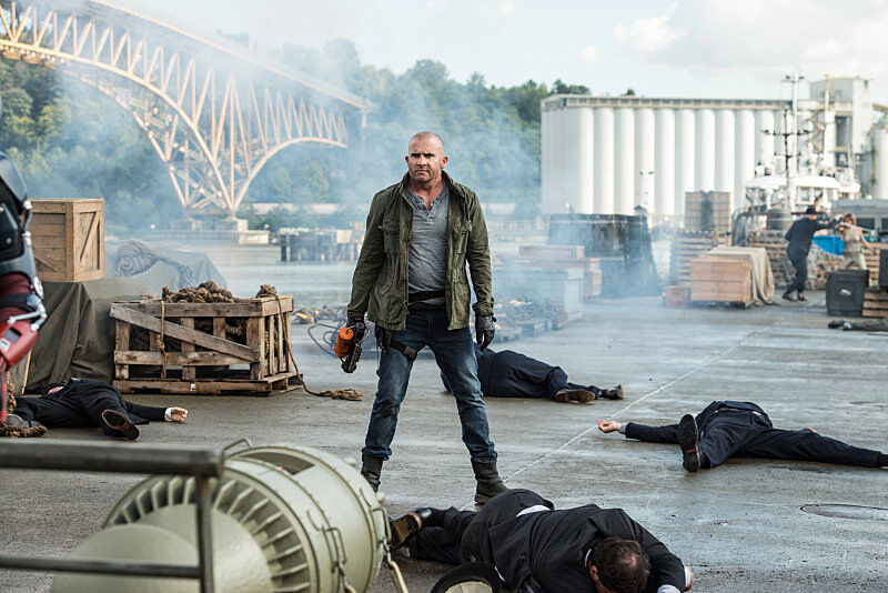 Dominic Purcell as Mick Rory/Heat Wave in the Legends of Tomorrow Season 2 premiere, &quot;Out of Time.&quot;