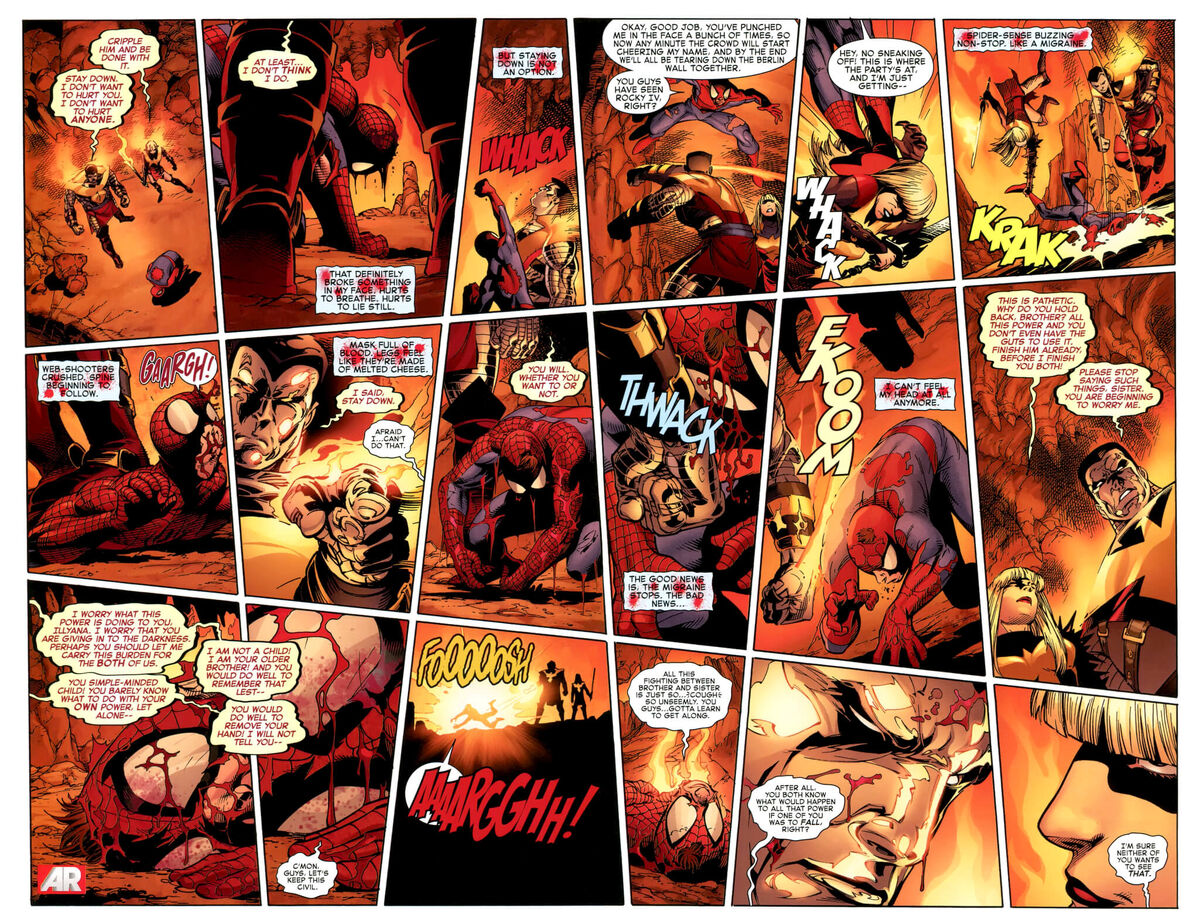 Spider-Man Avengers vs X-Men Colossus Magik