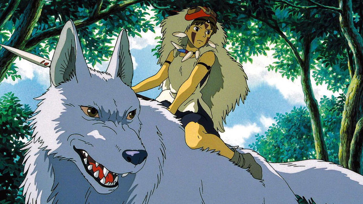 San and wolf, Princess Mononoke