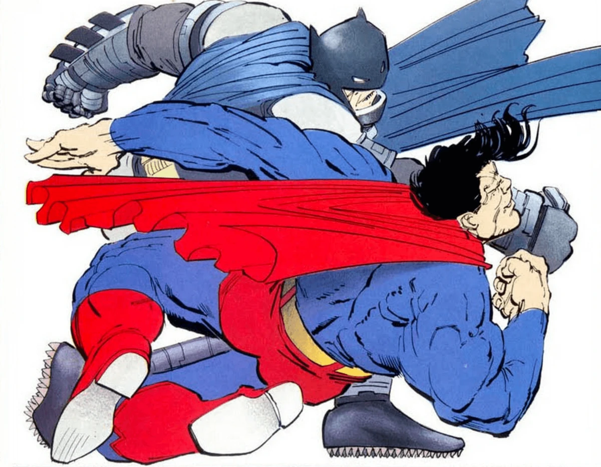 batman punches superman