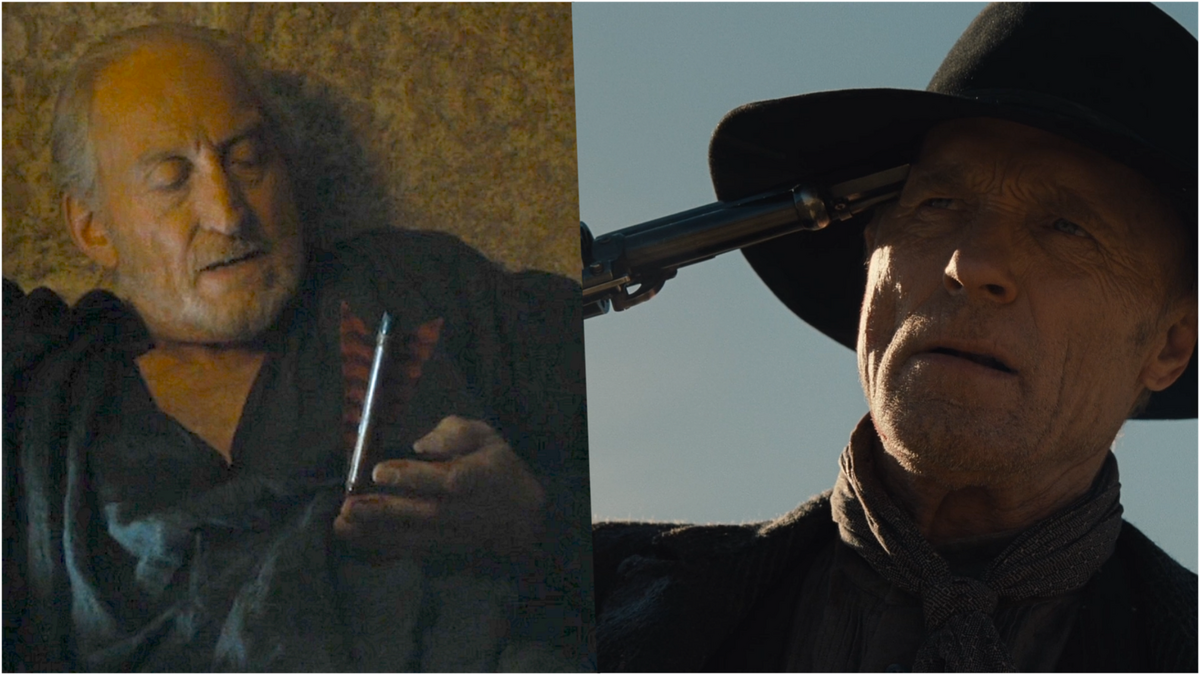 Tywin lannister and Man in Black comparison