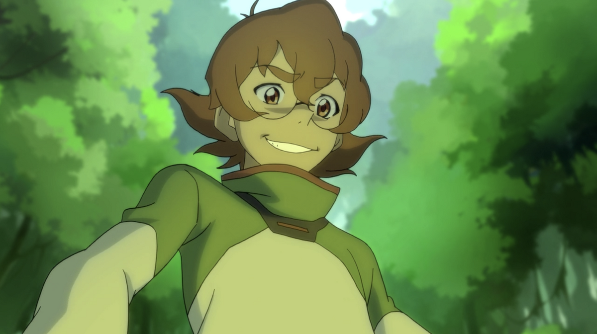 Pidge sees her lion for the first time