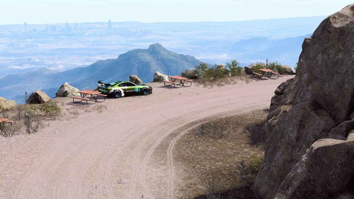 NFS Payback Abandoned Cars Mountain Vista Point location