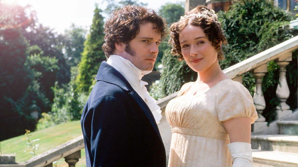 Colin Firth and Jennifer Ehle in the BBC's 1995 series, Pride and Prejudice