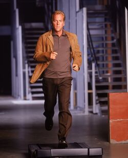 Jack on running machine