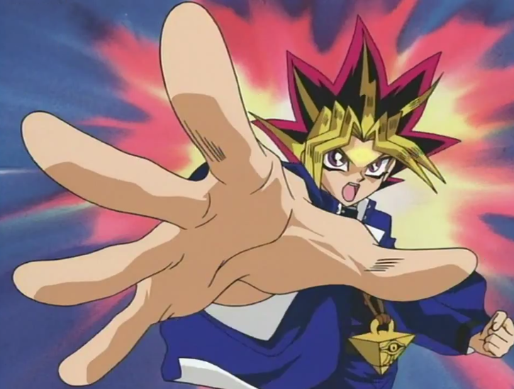 Yami Yugi, the main character of the original 'Yu-Gi-Oh!' series.